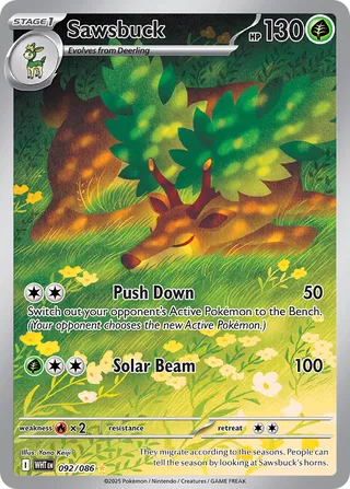 Sawsbuck (White Flare 092/086)